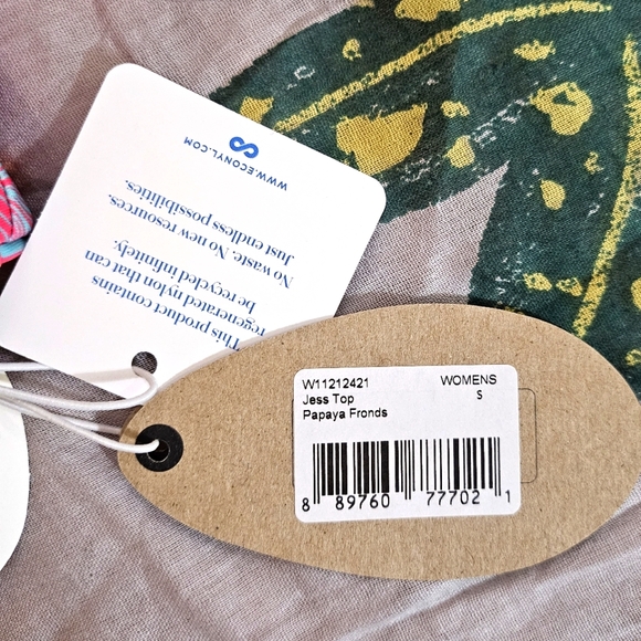 NWT Prana Reversible Swim Top Small ($70 MSRP) - Picture 5 of 5